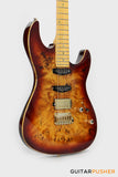 Sire S10 HSS Alder S-Style Electric Guitar - Natural Burst (2024)