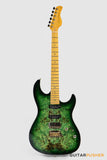 Sire S10 HSS Alder S-Style Electric Guitar - Transparent Green (2024)