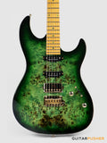 Sire S10 HSS Alder S-Style Electric Guitar - Transparent Green (2024)