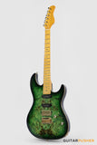 Sire S10 HSS Alder S-Style Electric Guitar - Transparent Green (2024)