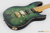 Sire S10 HSS Alder S-Style Electric Guitar - Transparent Green (2024)