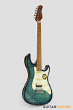 Sire S7FM Alder S-Style w/ Flamed Maple Top Electric Guitar (2023) - Transblue