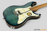 Sire S7FM Alder S-Style w/ Flamed Maple Top Electric Guitar (2023) - Transblue