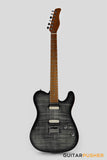 Sire T7FM Alder T-Style Electric Guitar w/ Flamed Maple Top - Transblack (2023)