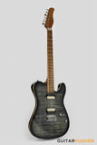 Sire T7FM Alder T-Style Electric Guitar w/ Flamed Maple Top - Transblack (2023)