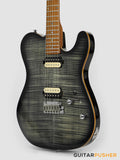 Sire T7FM Alder T-Style Electric Guitar w/ Flamed Maple Top - Transblack (2023)