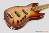 Sire V10 Swamp Ash 5-String Bass Guitar (2nd gen) with Premium Gig Bag - Tobacco Sunburst