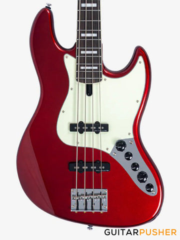 Sire V7 Alder 4-String JB Bass Guitar - Candy Apple Red (New Gen)