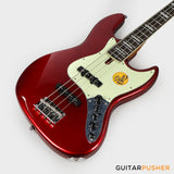 Sire V7 Alder 4-String JB Bass Guitar - Candy Apple Red (New Gen)