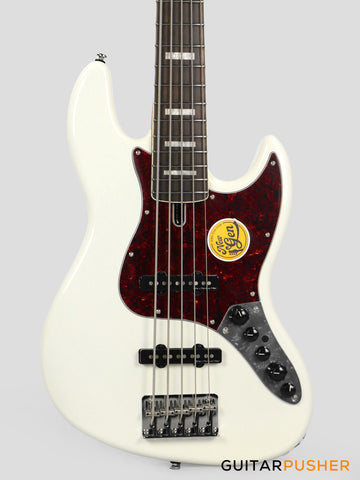 Sire V7 Alder 5-String JB Bass Guitar - Antique White (New Gen)