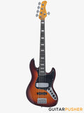 Sire V7 Alder 5-String JB Bass Guitar - Tobacco Sunburst (New Gen)