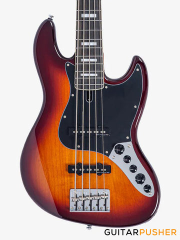 Sire V7 Alder 5-String JB Bass Guitar - Tobacco Sunburst (New Gen)