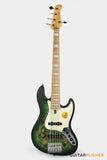 Sire V7 Swamp Ash Reissue 5-String Bass - Transparent Green Satin (2024)