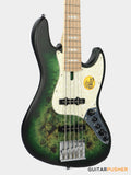 Sire V7 Swamp Ash Reissue 5-String Bass - Transparent Green Satin (2024)