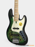 Sire V7 Swamp Ash Reissue 5-String Bass - Transparent Green Satin (2024)