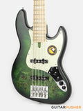 Sire V7 Swamp Ash Reissue 5-String Bass - Transparent Green Satin (2024)