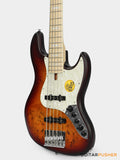 Sire V7 Swamp Ash Reissue 5-String Bass - Tobacco Sunburst Satin (2024)