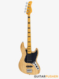 Sire V7 Vintage Swamp Ash 4-String JB Bass Guitar - Natural (New Gen)