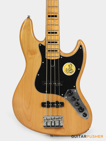 Sire V7 Vintage Swamp Ash 4-String JB Bass Guitar - Natural (New Gen)