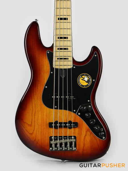 Sire V7 Vintage Swamp Ash 5-String JB Bass Tobacco Sunburst (2023