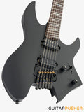 Sire X6 Mahogany w/ Maple Top Headless Electric Guitar - Black Satin