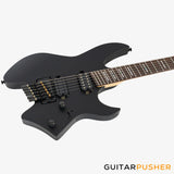 Sire X6 Mahogany w/ Maple Top Headless Electric Guitar - Black Satin