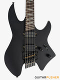 Sire X6 Mahogany w/ Maple Top Headless Electric Guitar - Black Satin