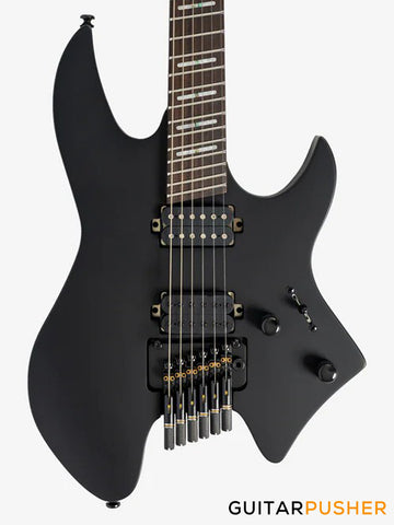 Sire X6 Mahogany w/ Maple Top Headless Electric Guitar - Black Satin