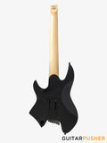 Sire X6 Mahogany w/ Maple Top 7-String Headless Electric Guitar - Black Satin