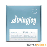 Stringjoy Orbiters Electric Guitar String Set - BALANCED 9.5s Super Light Plus (9.5 13 16 26w 34 46)