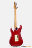 Soloking MS-11 Classic MKII 5A Flame Maple Top Roasted Maple Neck in Transparent Red Nafiri Special