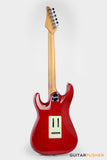 Soloking MS-11 Classic MKII in Transparent Red with Rosewood 5A Flame Top Nafiri Special Run