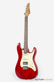Soloking MS-11 Classic MKII in Transparent Red with Rosewood 5A Flame Top Nafiri Special Run