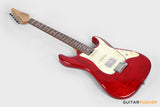 Soloking MS-11 Classic MKII in Transparent Red with Rosewood 5A Flame Top Nafiri Special Run