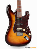 Soloking MS-1 FM Artisan with Roasted Flame Maple Neck Nafiri Special Run - Bourbon Burst