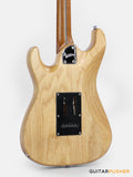 Soloking MS-1 Classic Flat Top FMN Roasted Flame Maple Neck HSS Electric Guitar  - Jeans Pacific Blue