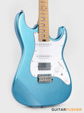Soloking MS-1 Classic MKII Roasted Maple FB - Lake Placid Blue