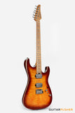 Soloking MS-1 Custom 24 HH Quilt with Rosewood FB - Bengal Burst