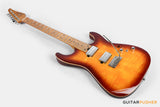 Soloking MS-1 Custom 24 HH Quilt with Rosewood FB - Bengal Burst