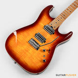 Soloking MS-1 Custom 24 HH Quilt with Rosewood FB - Bengal Burst