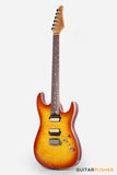 Soloking MS-1 Custom 24 HH Quilt with Rosewood FB - Honeyburst