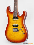 Soloking MS-1 Custom 24 HH Quilt with Rosewood FB - Honeyburst