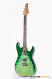 Soloking MS-1 Custom 24 HH Quilt with Rosewood FB JESCAR - in Turquoise Wakesurf
