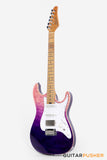 Soloking MS-1 Classic MKII Flat Top with 5A Quilt Special Run - Deep Purple Surf