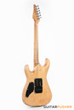 Soloking MS-1 Custom 24 HSS Flat Top FMN Elite with Roasted Flame Maple Neck - Natural Satin