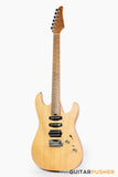 Soloking MS-1 Custom 24 HSS Flat Top FMN Elite with Roasted Flame Maple Neck - Natural Satin