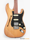 Soloking MS-1 Thinline Artisan FMN with Roasted Flame NeckNafiri Special Run JESCAR - Natural Mocha