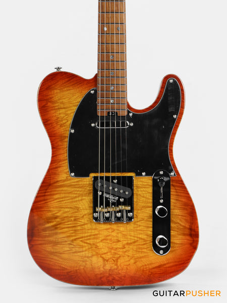 Soloking MT-1 FM Artisan with Solid Flame Top in Honeyburst