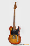Soloking MT-1 FM Artisan with Solid Flame Top in Honeyburst