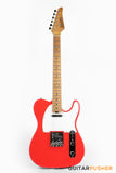 Soloking MT-1 Vintage FMN with Roasted Flame Maple Neck in Fiesta Red Nafiri Special Run